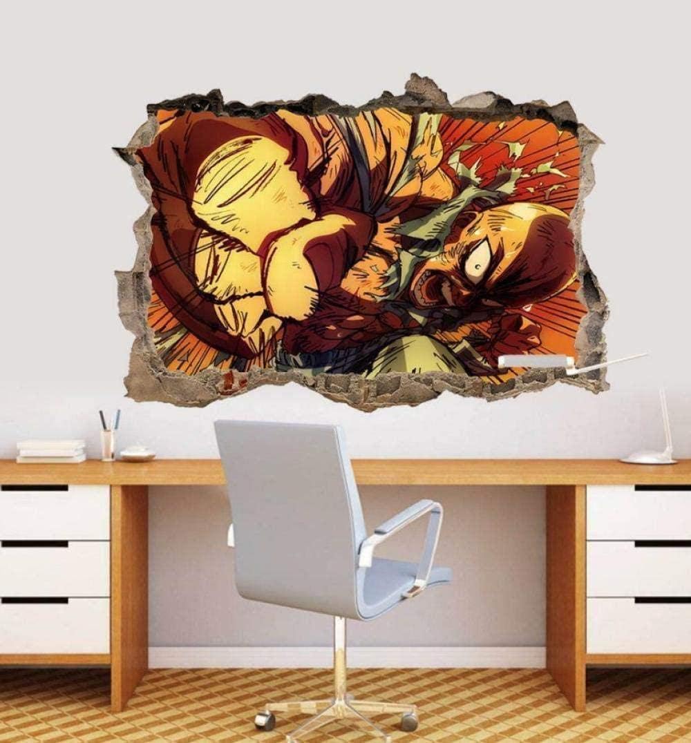 Wall Stickers Anime Manga 3D Smashing Wall Stickers Decals Decorative Art murals