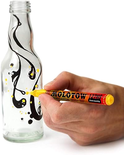 Miniatura 9 de MOLOTOW ONE4ALL - Recambio de pintura acrílica ONE4ALL, marcador de pintura, grosella, botella de 1.0 fl oz, 1 unidad (693.042)