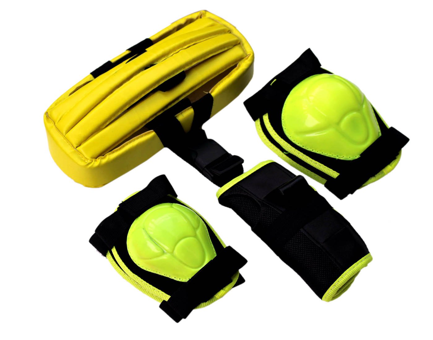 Harvey Kid's Neoprene Protective Skating Guard Kit 4in1 (Lime Green