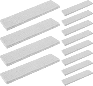 Compatibilidad 12 Pastillas de Freno de Fieltro y Material de Fibra Sintética para Entrenamiento Silencioso para Bicicletas Estáticas y Spinning en Casa o Gimnasio