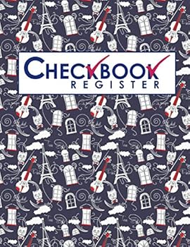 Paperback Checkbook Register Book