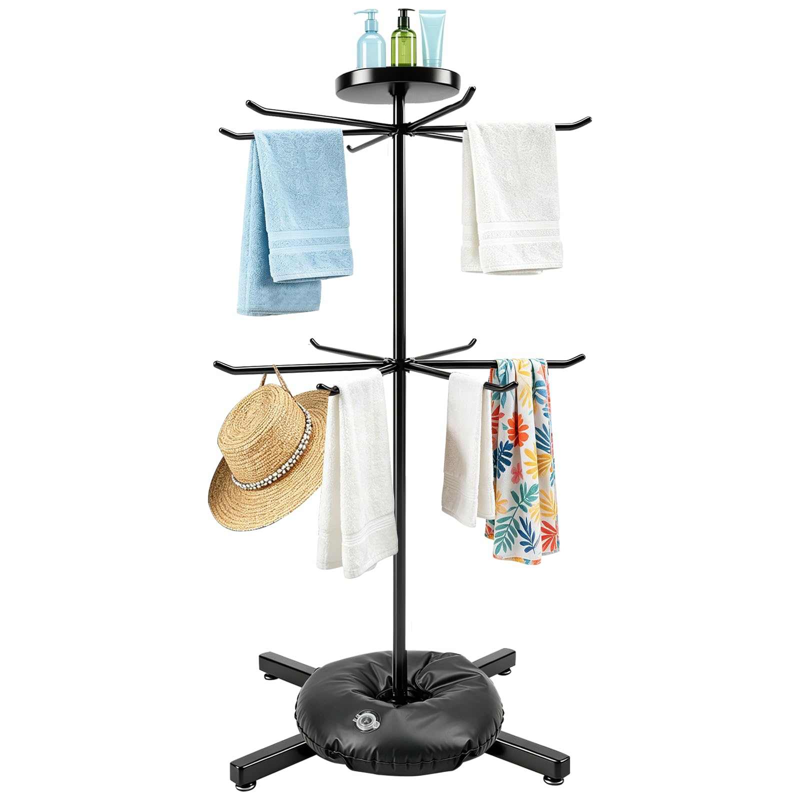 Photo 1 of TUSAUW 65" Outdoor Pool Towel Rack