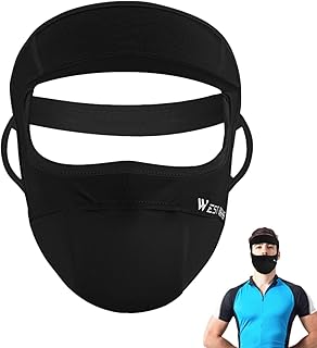 UTOYA UV Masque | Uv Protection Face Masque - Breathable Masque, Washable Reusable Masque, UV Protection Eye Protection Ice Silk Sunscreen Masque