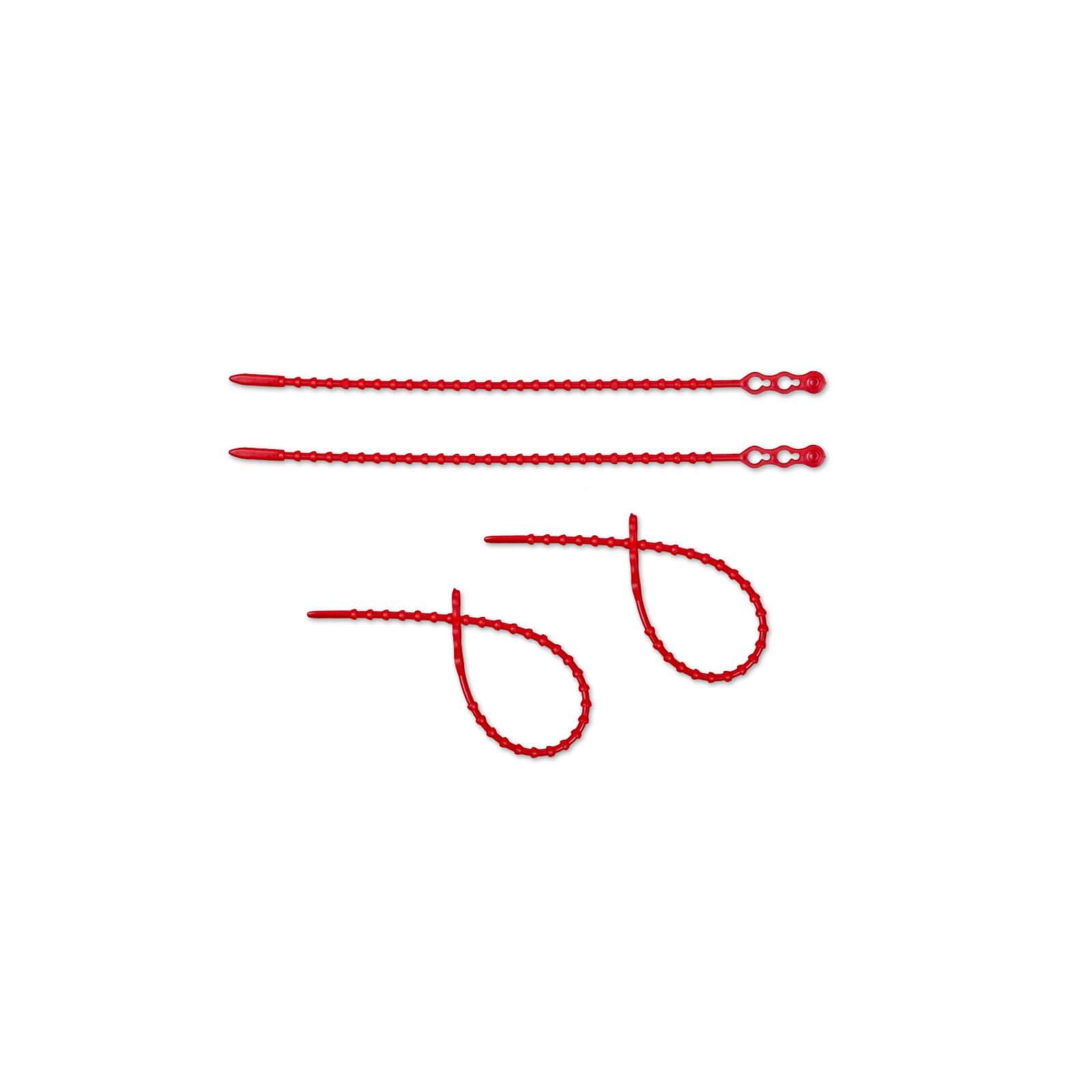 mashpaper 1000 X Anelli Reticolari Di Fissaggio, Fascette Universali, Fascette Fermacavi Lunghe 693218 (Rosso - 180 Mm)