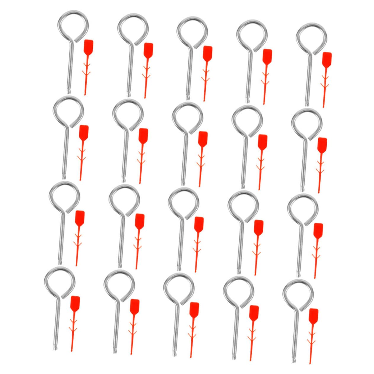 Uonlytech 100 Juegos De Pestillo De Extintor De Pin De Repuesto Pieza De Extintor De Pin De Bloqueo De Repuesto Equipo De Pin De Bloqueo Accesorio De Extintor De