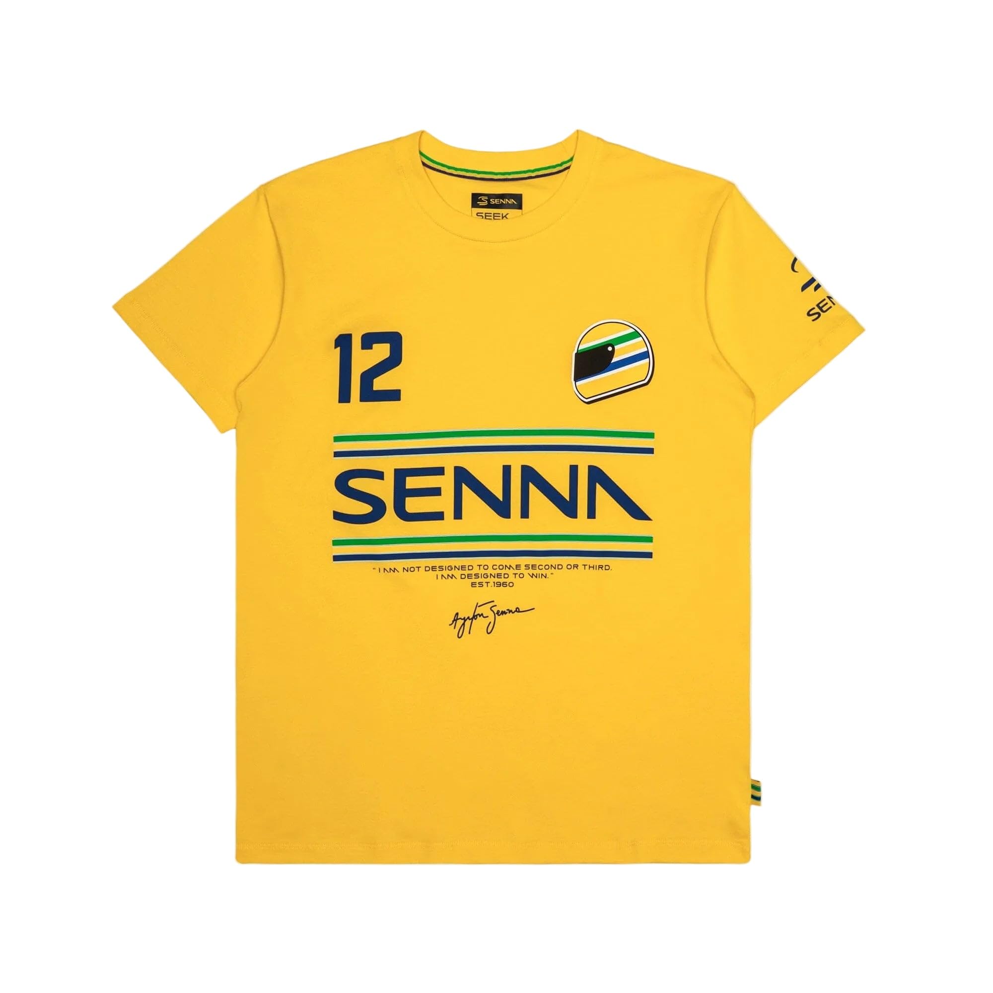 Ayrton Senna F1#12 Stripe T-Shirt