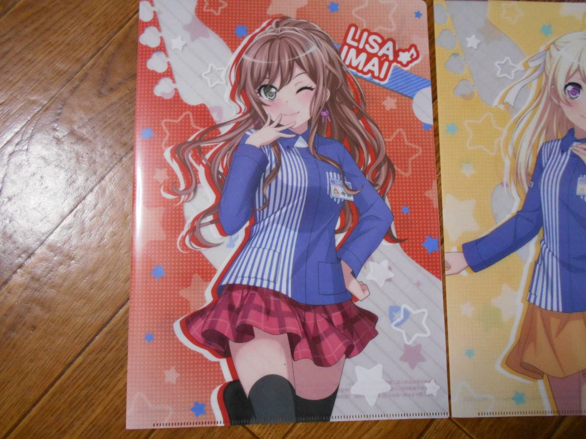 Amazon.co.jp: クリアファイル BanG Dream バンドリ ローソン 山吹 沙