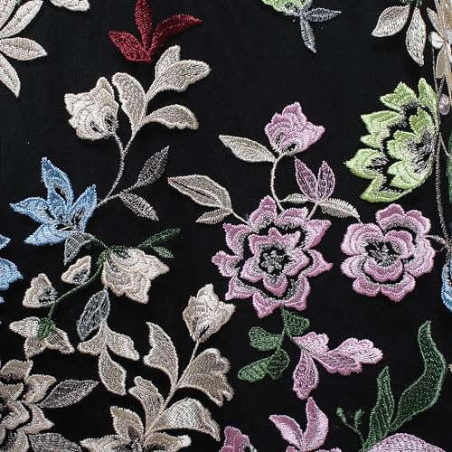 Alex Evenings Women's Long Sleeveless Embroidered A-line Dress3