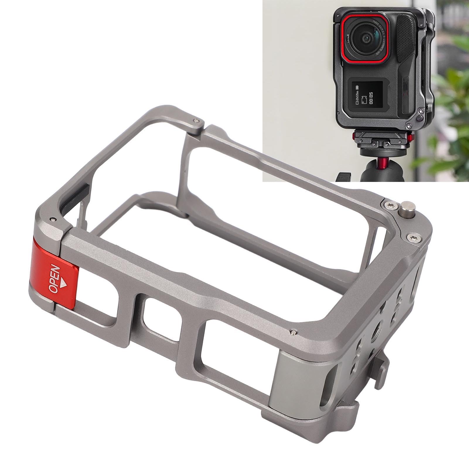 Generic Cage de Protection de Caméra Cadre Léger en Alliage D'aluminium Haute dureté pour Pro 2, Cage de Boîtier Vidéo Extérieur pour la stabilité et la Personnalisation