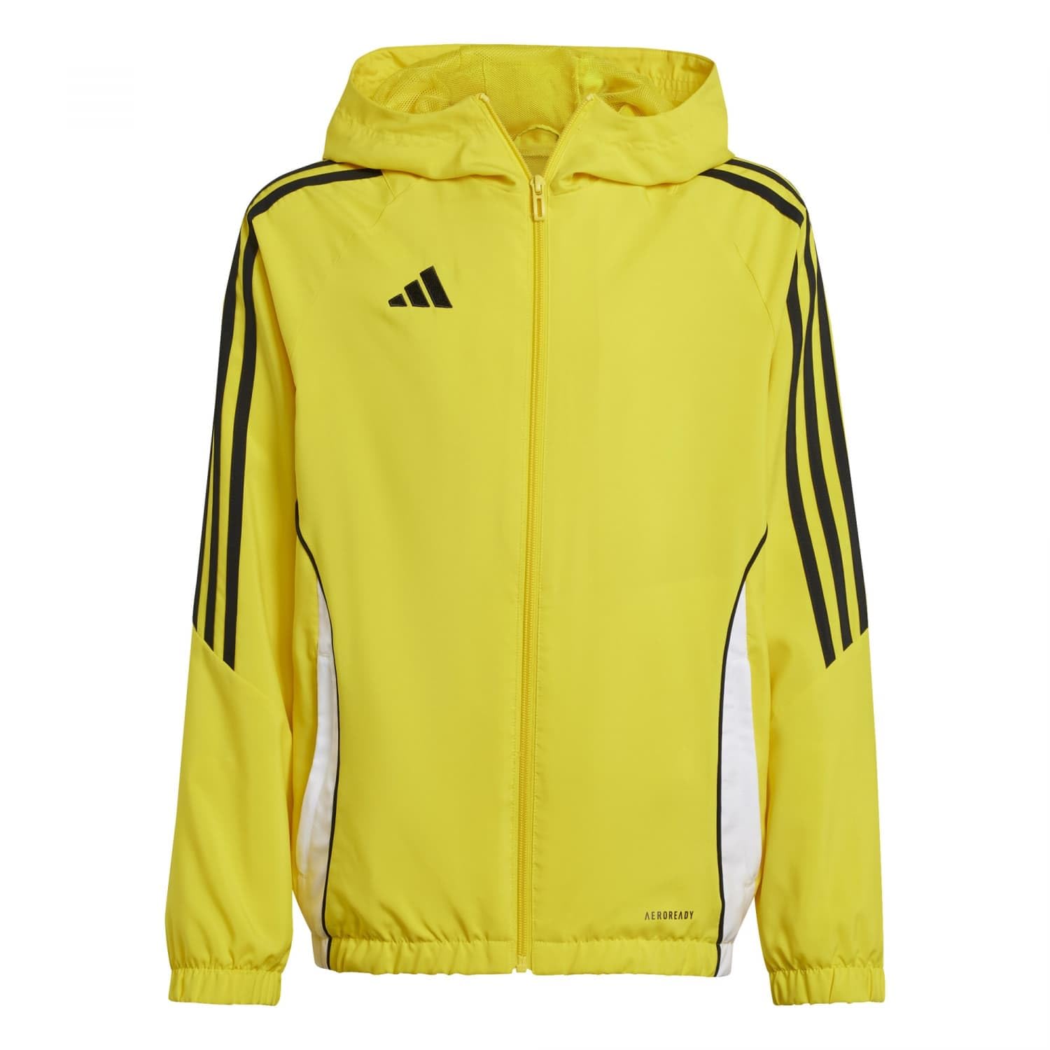 adidas Unisex Kids Tiro24 Windbreaker Kids Coat, team yellow/white/black, 7-8 Years
