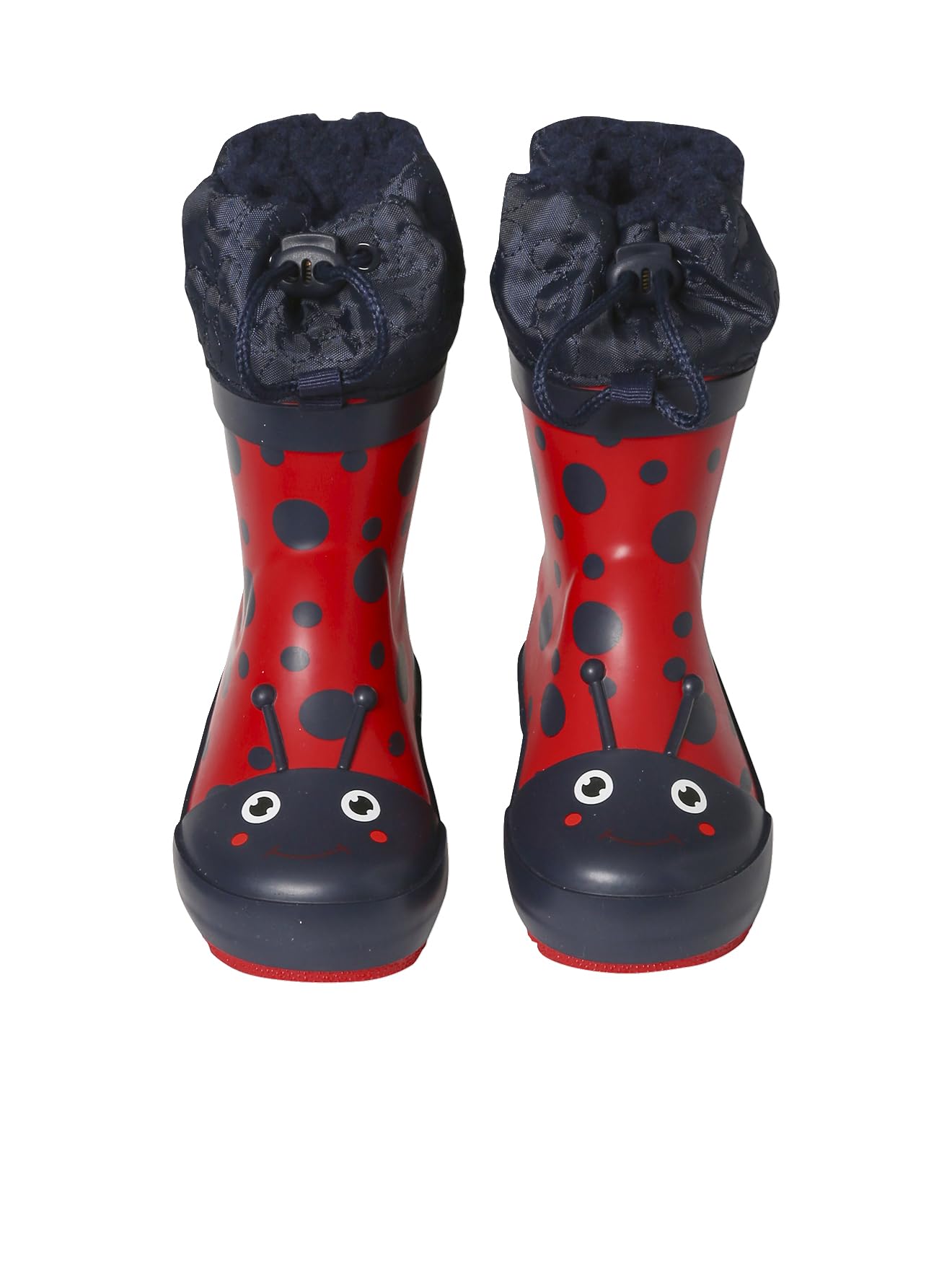 VERTBAUDET Bottes de pluie fourrées en caoutchouc imprimé bébé