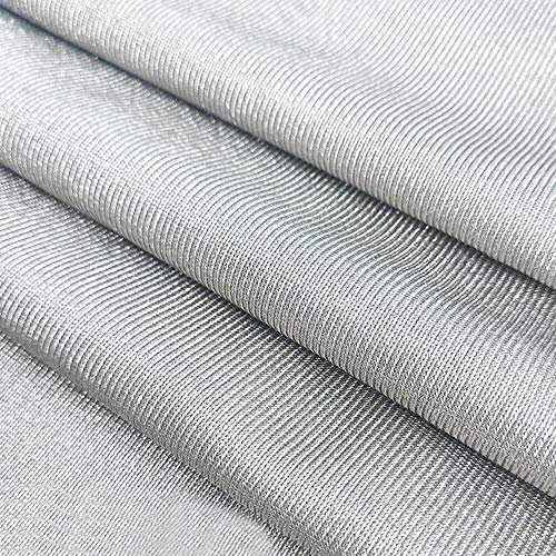 FGMGFTG 1.50m 100% paño anti-radiación de fibra de plata, Emf rf rfid Tela de escudo, anti-radiación for ondas de radio y otros campos electromagnéticos. (Size : 2m)