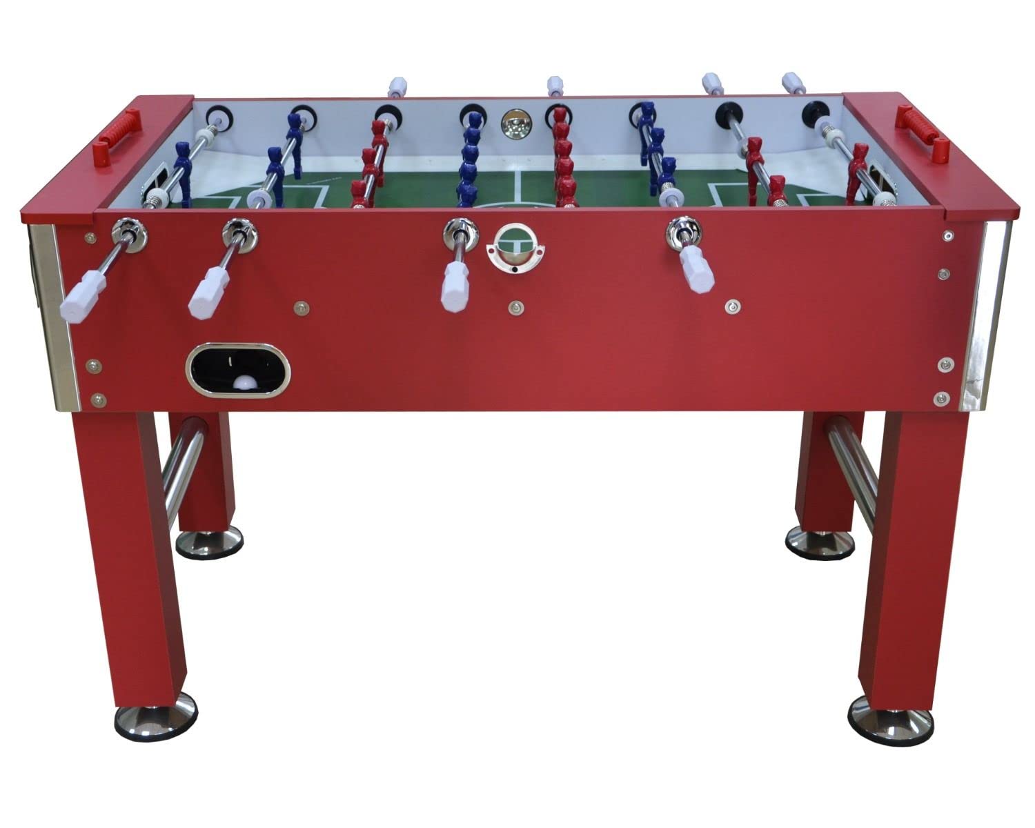 NG Biliardi Calcio Balilla - Biliardino Andromeda Rosso - aste telescopiche - Regolamentare + Palline