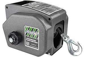 Trailer Winch, 6000 lbs. 12V DC Electric Boat Winch