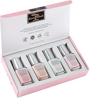 Karma Organic Beautiful Natural Nail Polish Set- Non-Toxic Nail Art, Vegan and Cruelty-Free Nail Paint