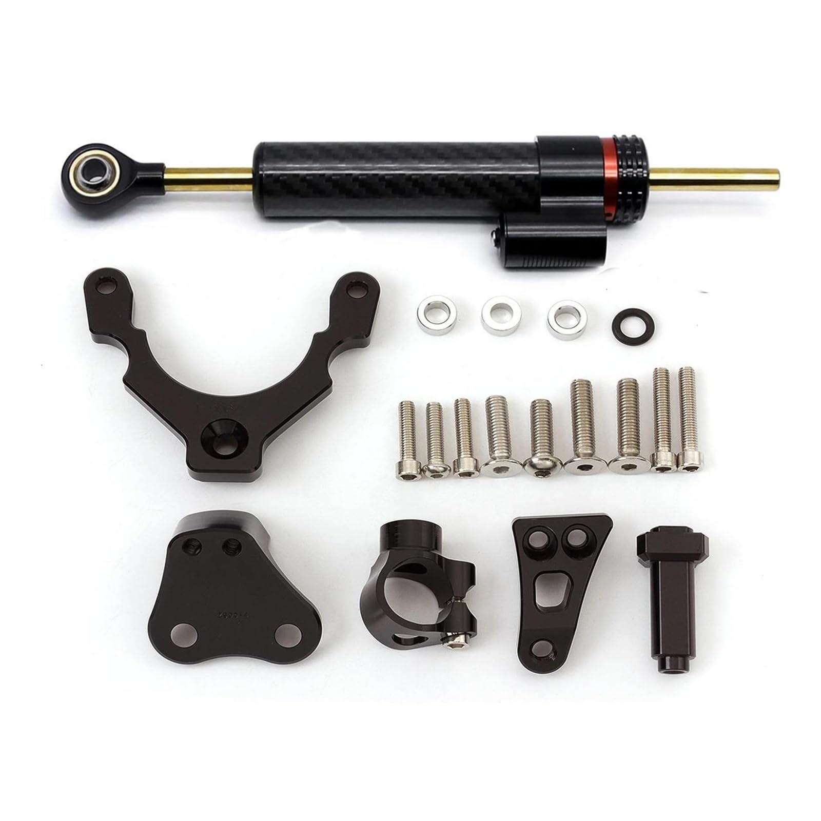 Lenkstabilisierung Dämpfer Für Kawasaki Z900 Z 900 2017-2022 2023 Motorrad Lenkungsdämpfer Stabilisator Dämpfer Halterung Unterstützung Kit (Color : 7)