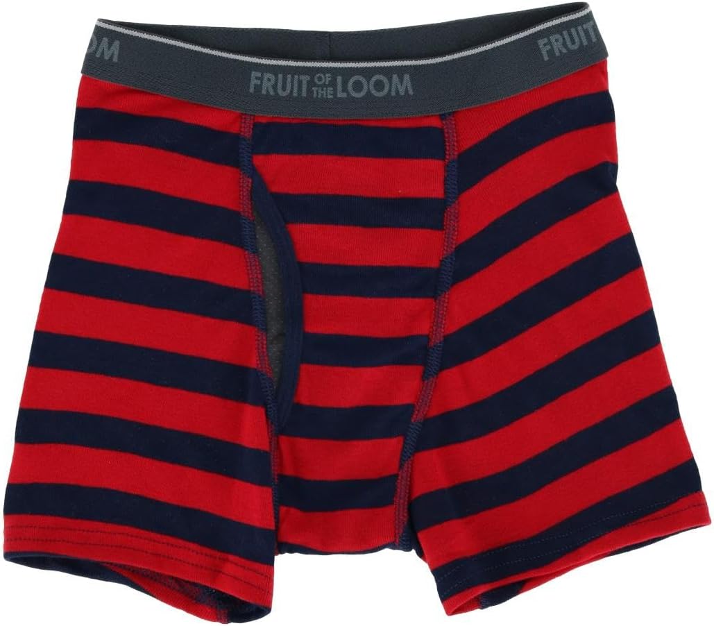 Fruit of the Loom Boys' Tag Free Cotton Boxer Briefs