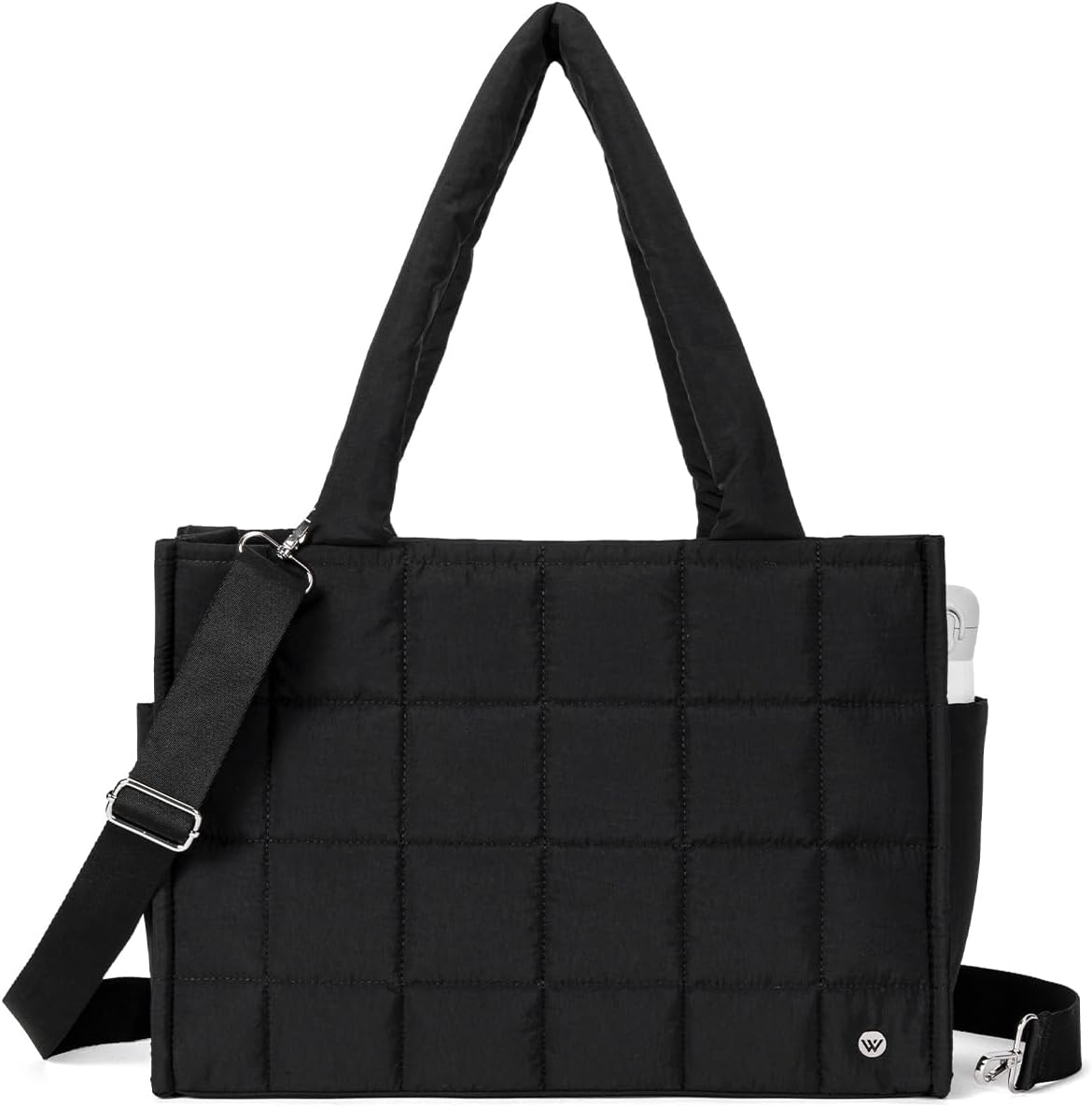 WESTBRONCO Puffer Crossbody bags for Women Puffy Quilted Tote Handbags Nylon Weekender Overnight Bag with Adjustable Strap WESTBRONCO Puffer Crossbody bags for Women Puffy Quilted Tote Handbags Nylon Weekender Overnight Bag with Adjustable Strap