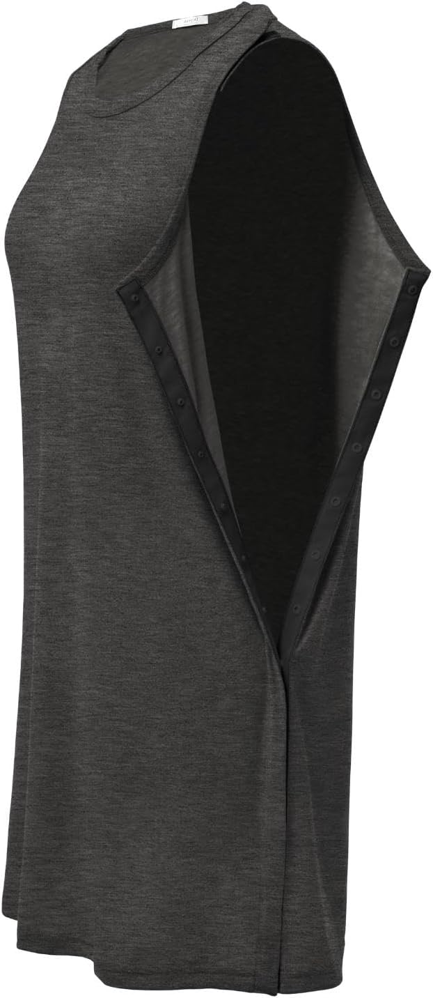 Deyeek Women's Post Shoulder Surgery Dress Full Tear Away Sleeveless Tank Dress After Rotator Cuff Adaptive Clothing - Image 7