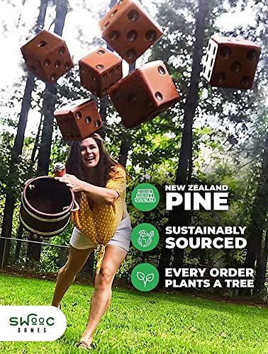 image for SWOOC Games - Yardzee, Farkle & 20+ Giant Dice Games (All Weather) Yar