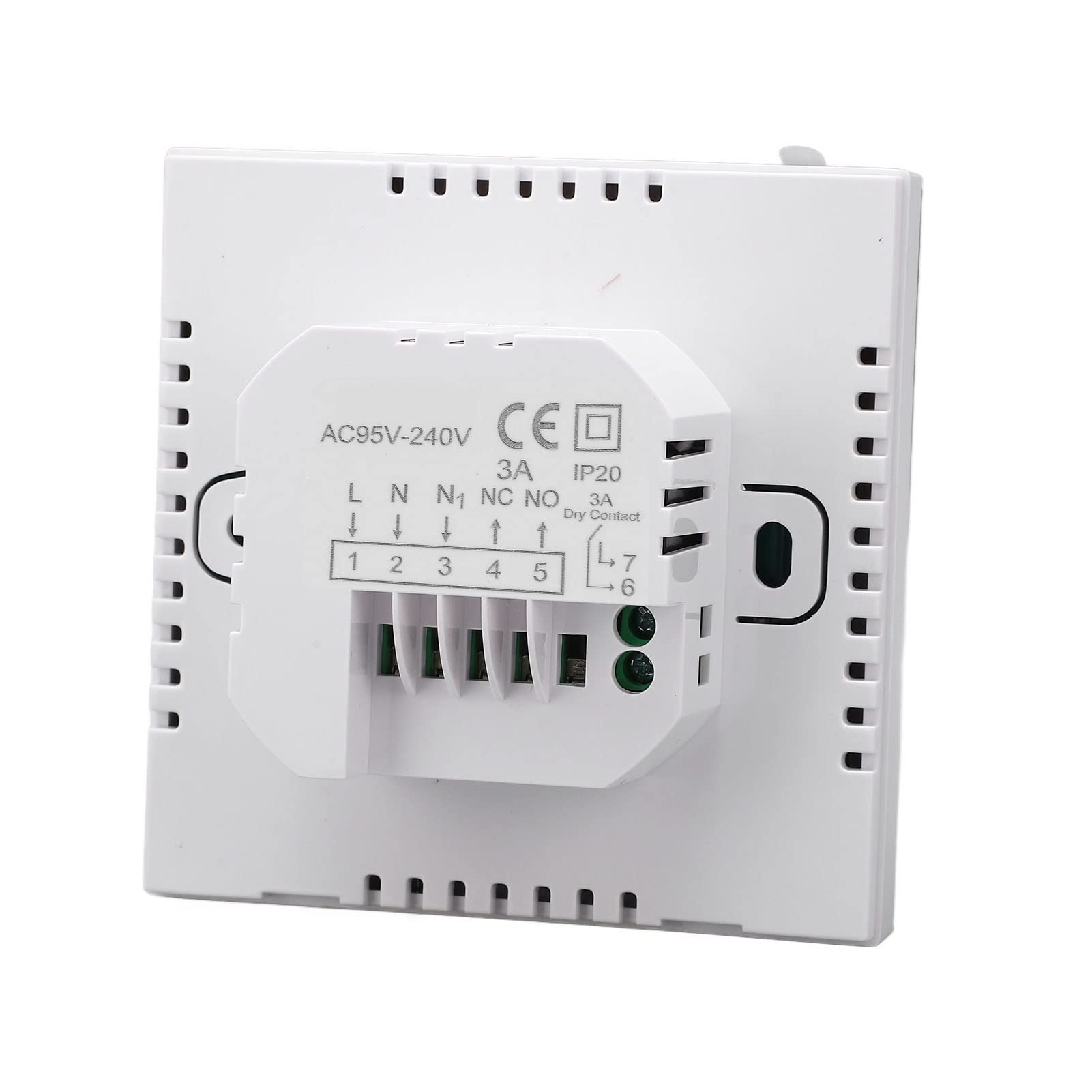 Inteligentny termostat WIFI Programowalny regulator temperatury z ekranem dotykowym LCD APP Sterowanie głosowe Ukryta instalacja do domowego biura