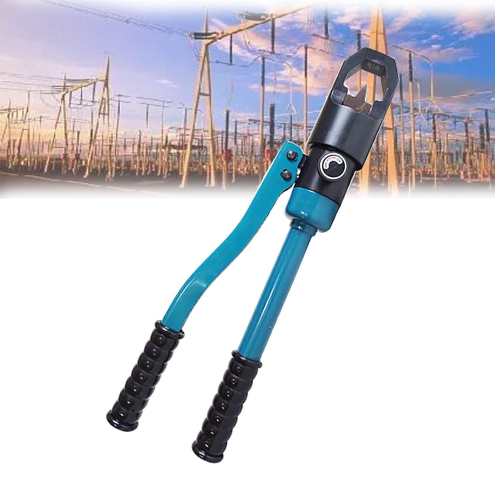 KJZQXYX Hydraulic Manual Nut Cutter Splitter,Nut Separator Removal Tool,for Rusted Broken Damaged Corroded Stuck (27)