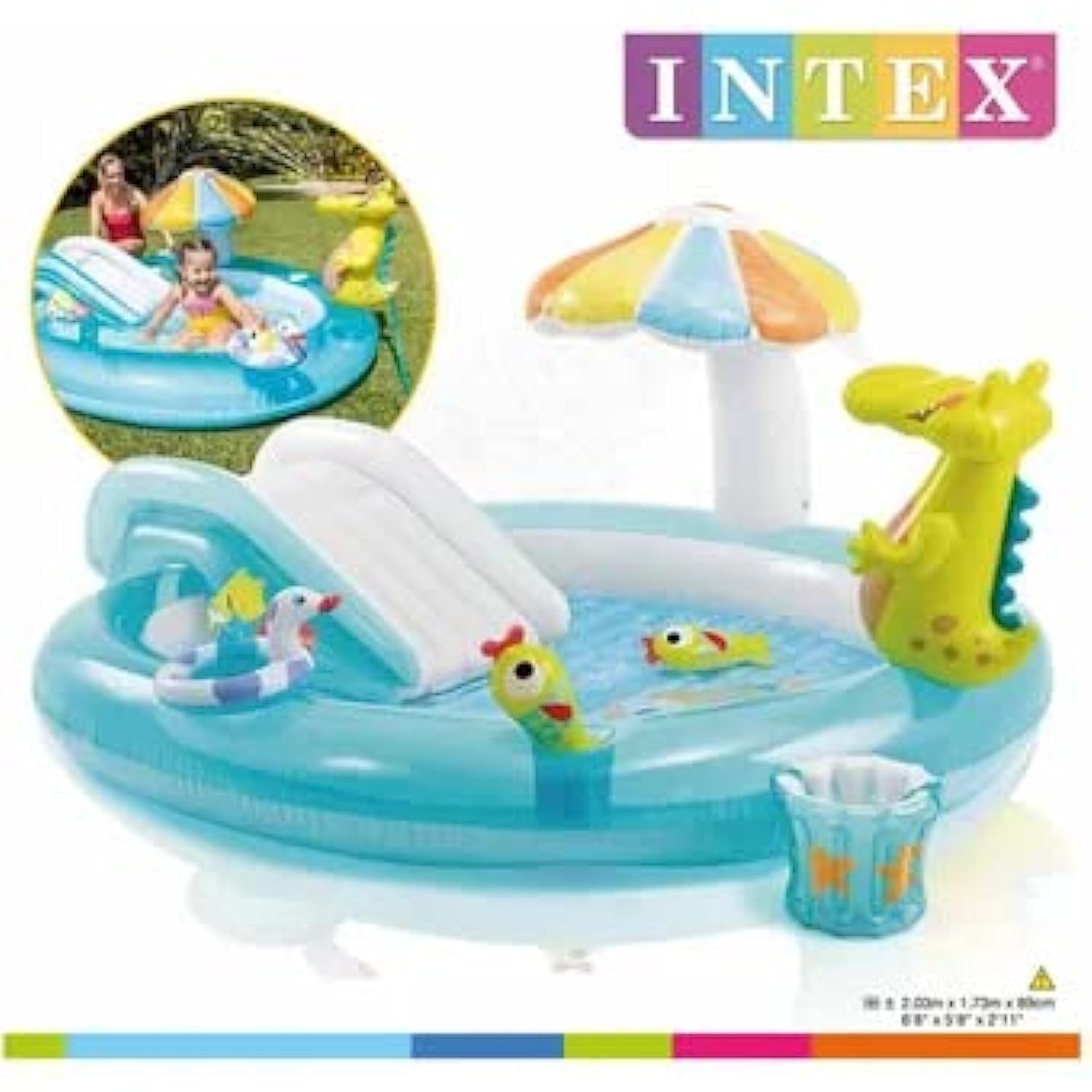 Aire De Jeux Gonflable Alligator - 57165NP