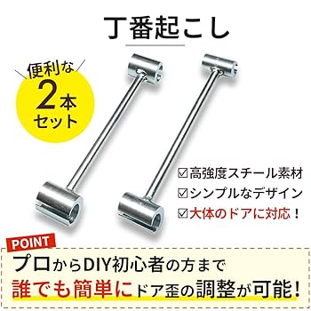 Amazon.co.jp: 【K.Lab】 丁番起こし ドアヒンジ 調整ツール 2本