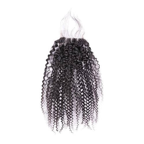 Miniatura 6 de BLY 3 paquetes de cabello humano sin procesar, 7A mongol afro rizado, cabello grande rizado para mujeres afroamericanas, color natural