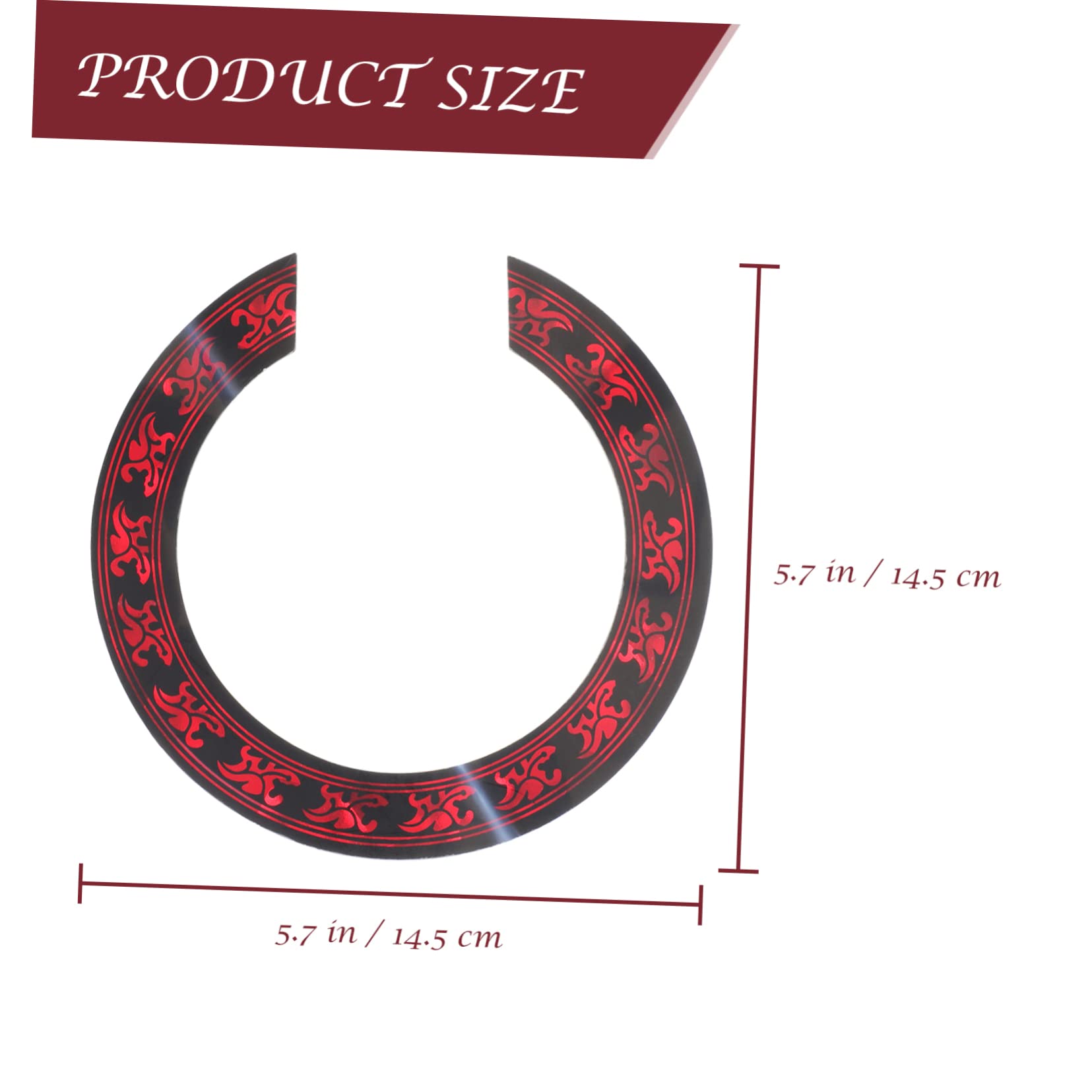 Toddmomy Sound Inlay Sticker for Acoustic Classical Guitars Decorative Decal with Durable Material for Customizing Your Instrument Easy to Apply and Remove