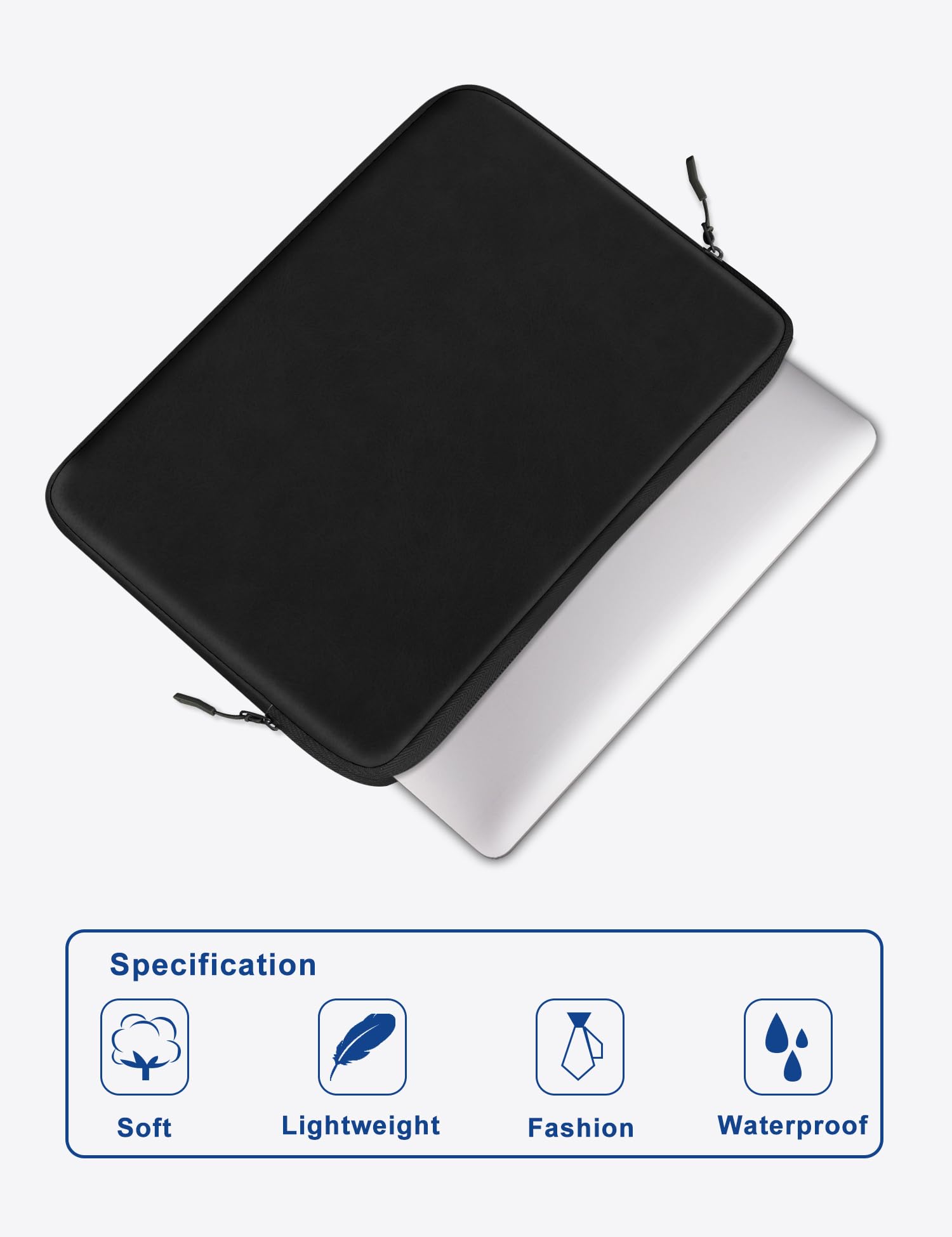 Alfheim Pokrowiec na laptopa 33.0 cm, wodoodporny, lekki, ochronny, kompatybilny z MacBook Air M4 M3 M2 M1 / Pro M2 M1 13,3/13,6 2025-2016