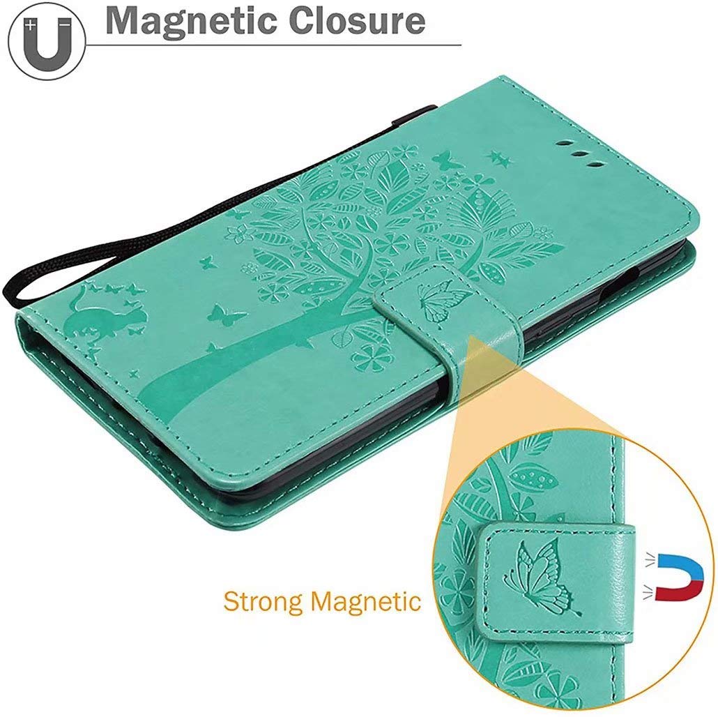 TIANCI Cover per LG K41S/LG K51S, Farfalla Dipinta, Stile Semplice Case, Slot per Schede Portafoglio Cover Flip Protection Custodia per LG K41S/LG K51S Cover
