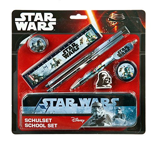 Undercover Star Wars SWHX6453 Kit d'école 8 pièces