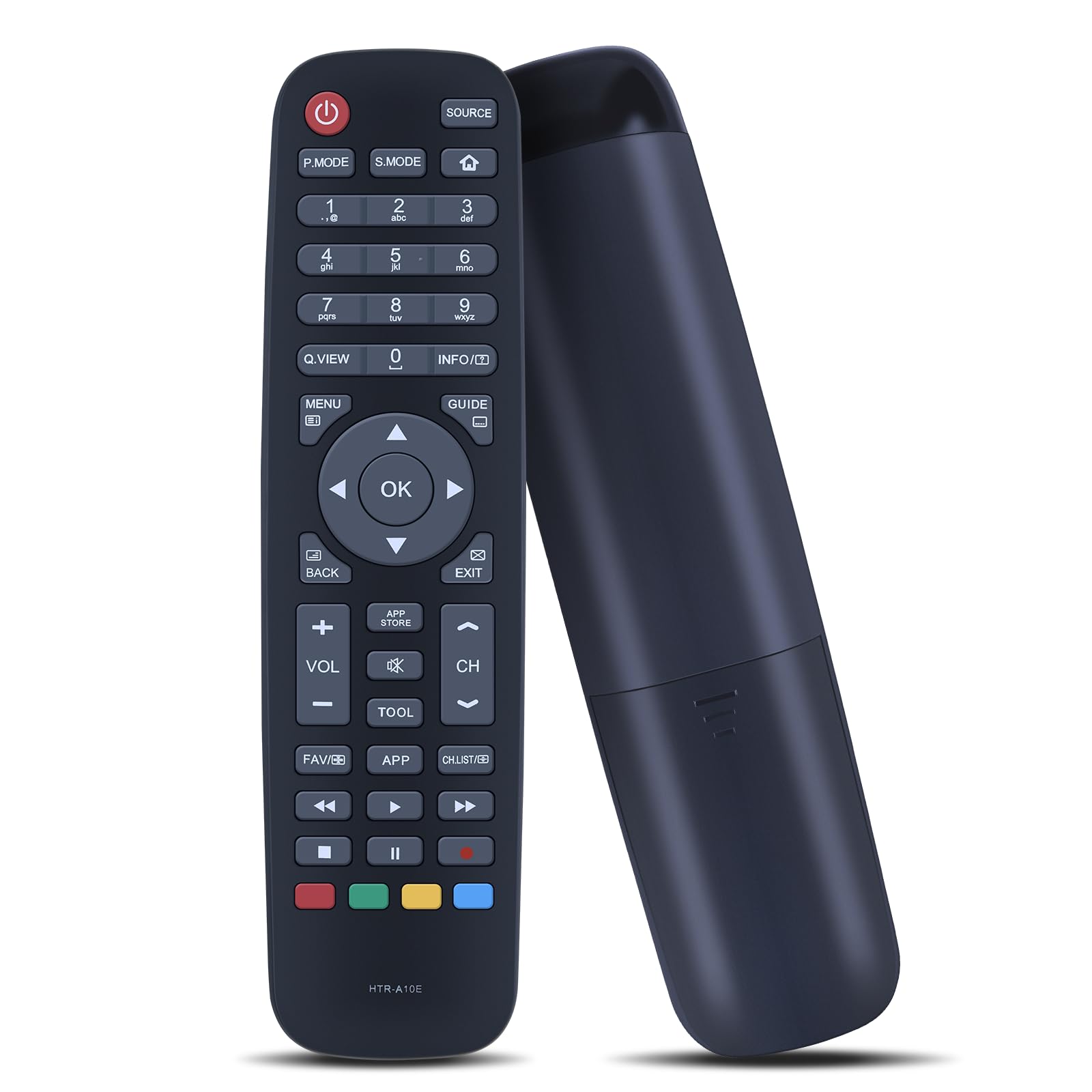 WDZP HTR-A10E Replacement Remote Control fit for Haier LCD LED TV LE50K6500UA LE55K6500UA LE65K6500UA LE32K6000T LE40K6000TF LE43K6000TF LE32K6000 LE40K6000 LE43K6000 LE50K6000 LE39K8000