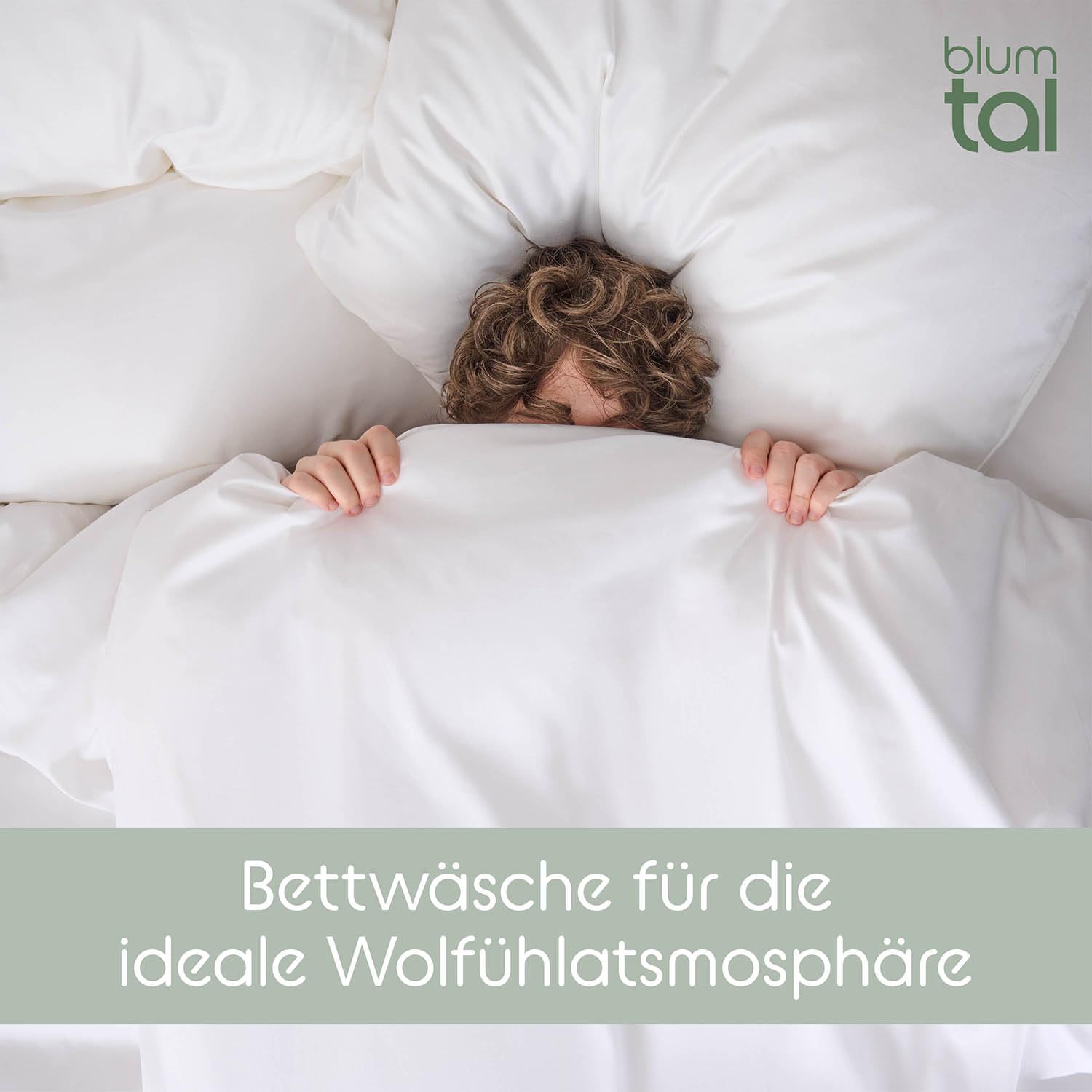 Blumtal Mako Satin Kissenbezug 40 x 80 Baumwolle Weiß - 2er Set Kissenbezüge aus 100% Baumwolle - edle Glanzoptik & Reißverschluss