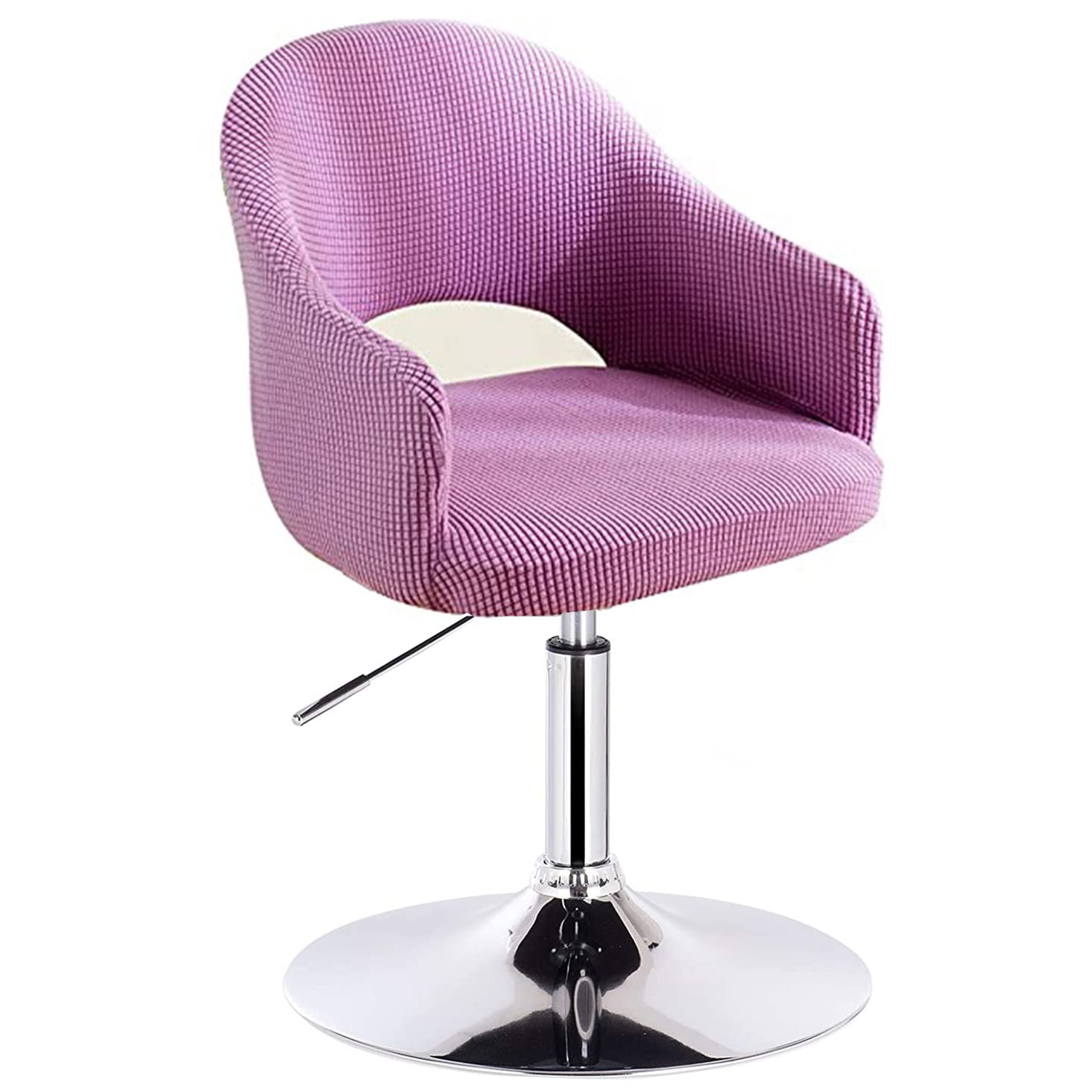 Mswborml Curved Chair Seat Covers Dining Chairs with Arms and Hollow Backrest, Curved Back Accent Kitchen Dining Chair Covers Set of 4/2, Arc Shaped