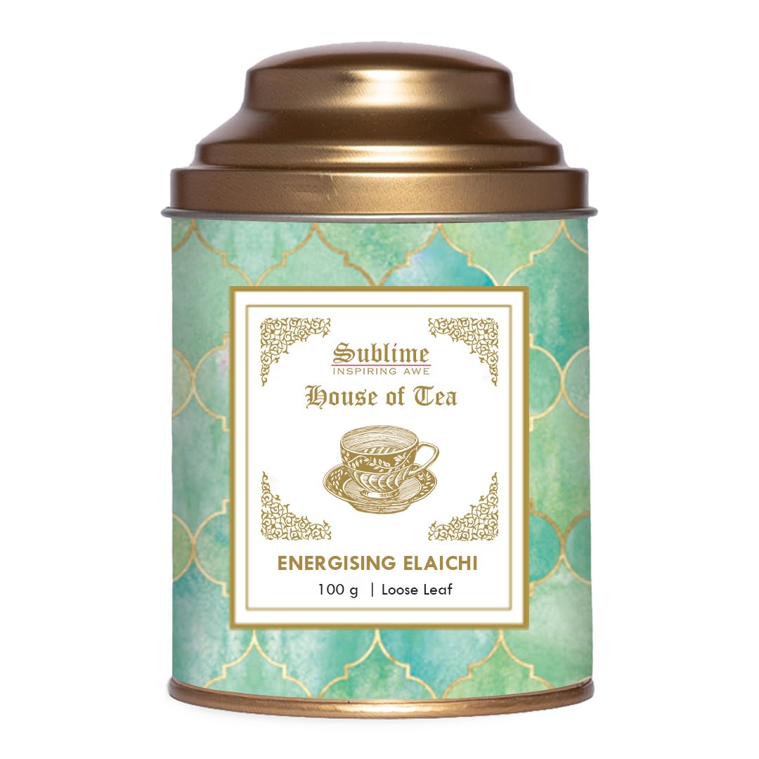 See full amazon price history chart for Sublime House of Tea Energising Elaichi Black Loose Leaf Tea, Aids Digestion, Freshens Breath, Helps Regulate Blood Pressure - 100g, Pack of 1 Sublime House of Tea Energising Elaichi Black Loose Leaf Tea, Aids Digestion, Freshens Breath, Helps Regulate Blood Pressure - 100g, Pack of 1 (B0B4RVZ9DJ) Amazon Price History, Amazon Price Tracker