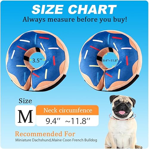 Miniatura 6 de Collar de dona para perro, suave y cómodo, alternativa al collar de recuperación después de la cirugía, deja de lamer, cono para perros y gatos