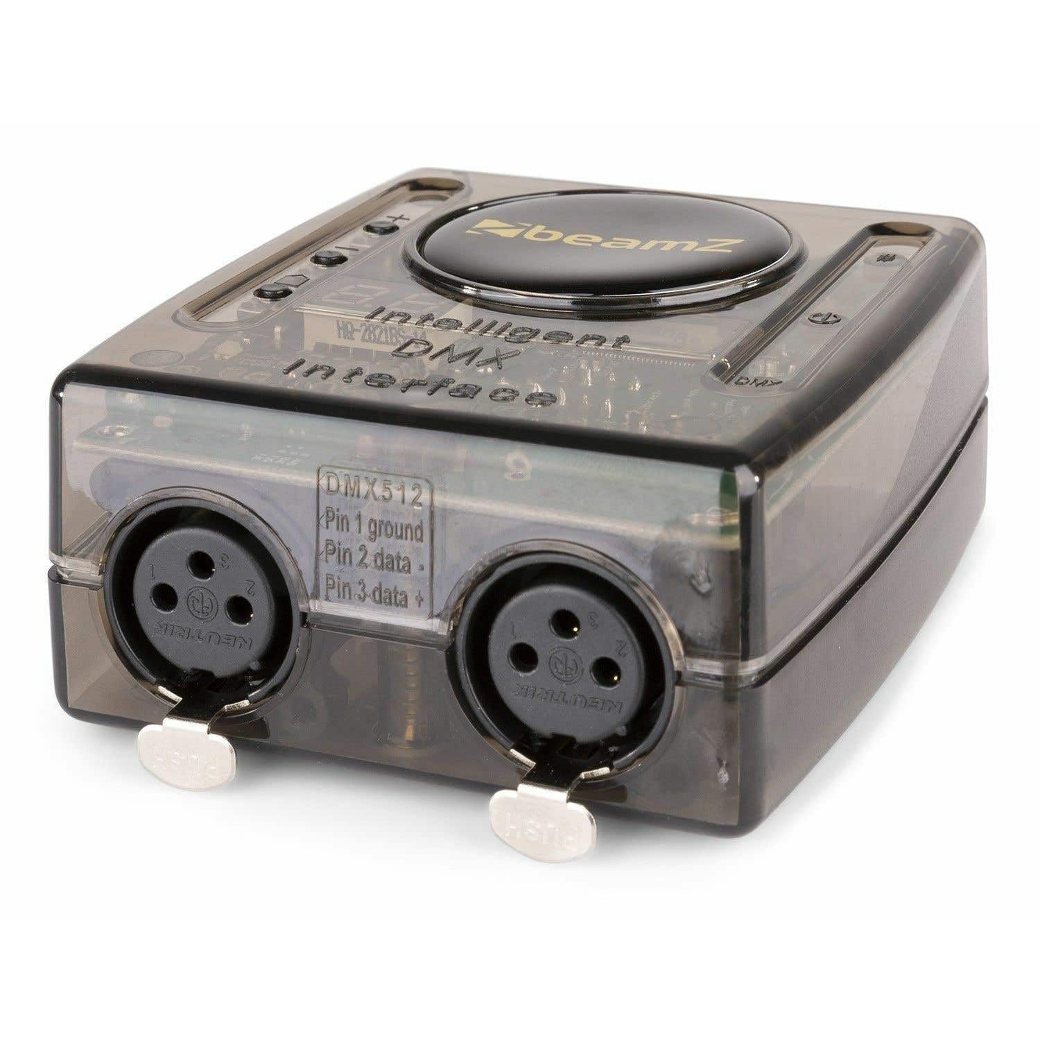 BeamZ DMX WIFI - Interface USB DMX avec WIFI, Contrôle de vos Effets d'Éclairage, Logiciel Easy Stand Alone 2, 128 Canaux DMX, Idéal DJ Professionnels et DJ Mobiles