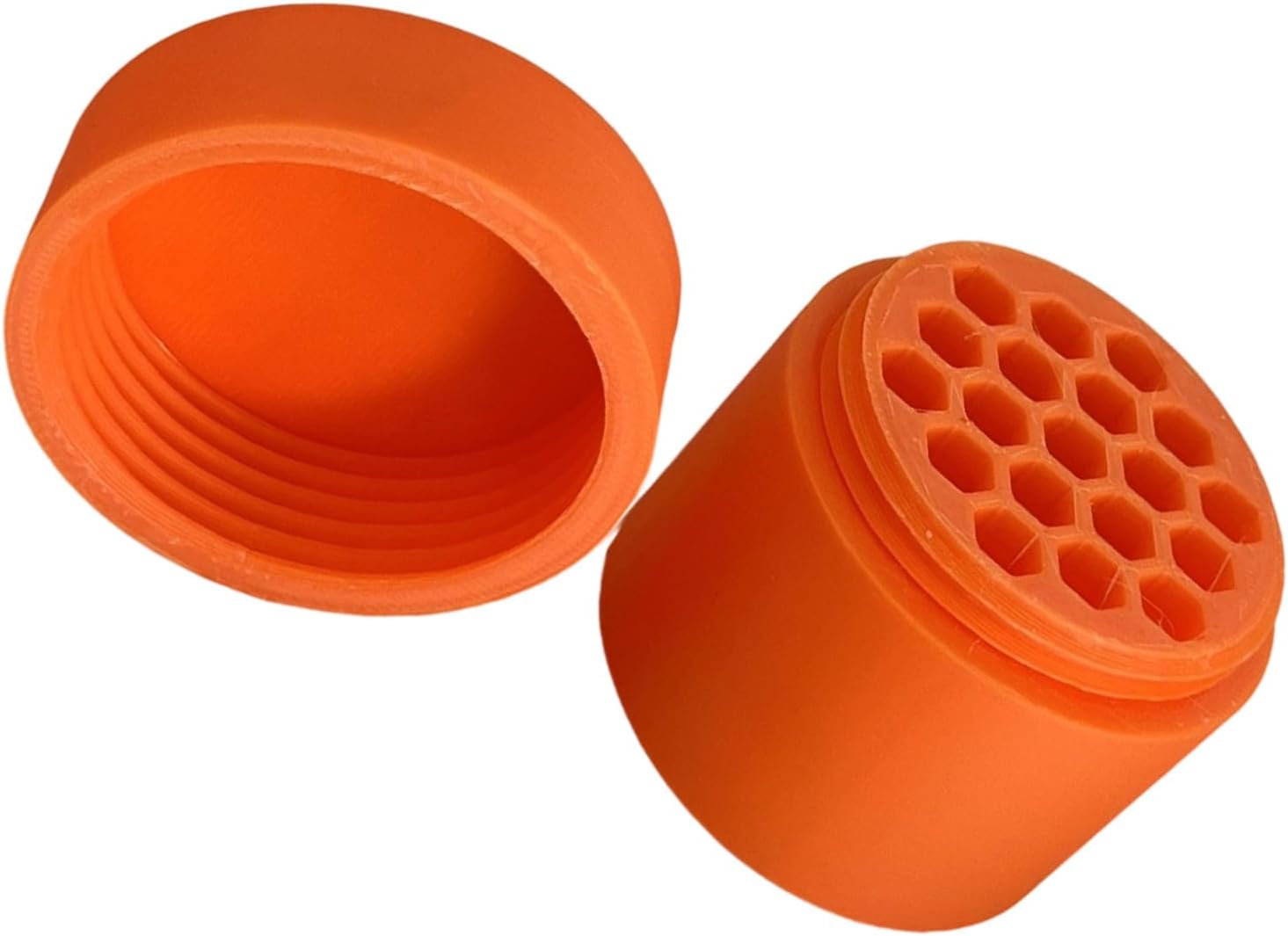 Tool Organizer Case 19 Hole Drill Bit Storage Holder with Cylindrical Screw Cap for Garage Workbench Use