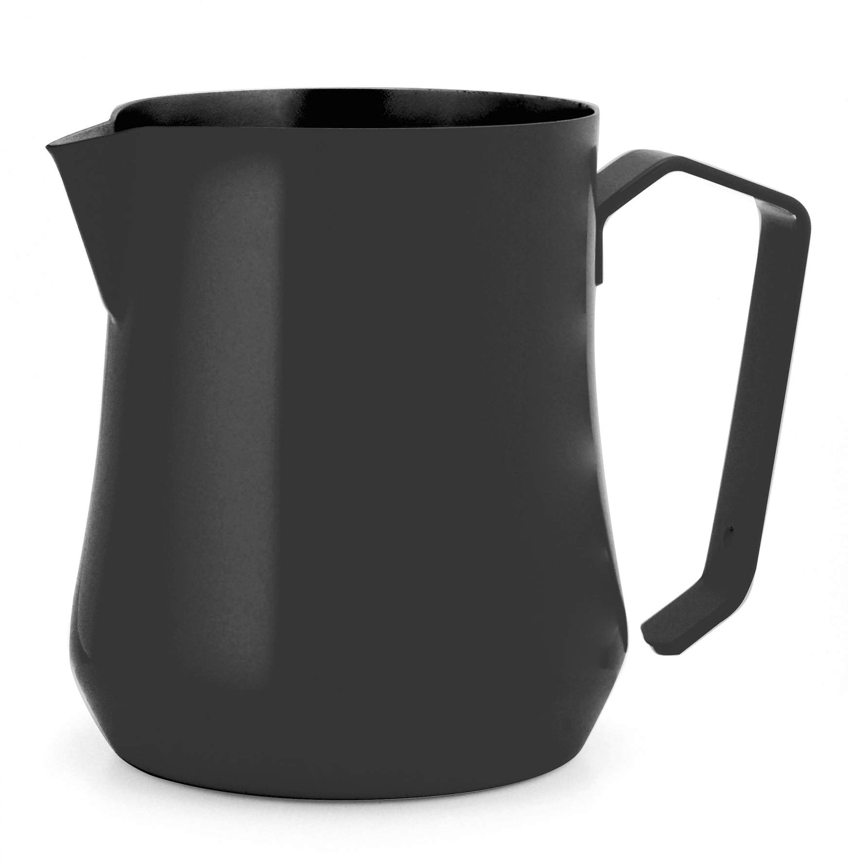 Metallurgica Motta Black Tulip Stainless Steel Milk Frothing Pitcher, 35 cl / 11.8 Oz
