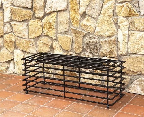 DanDiBo Bench FUTURA Modern garden bench 11670 Seat 110 cm made from metal Iron Flower bench