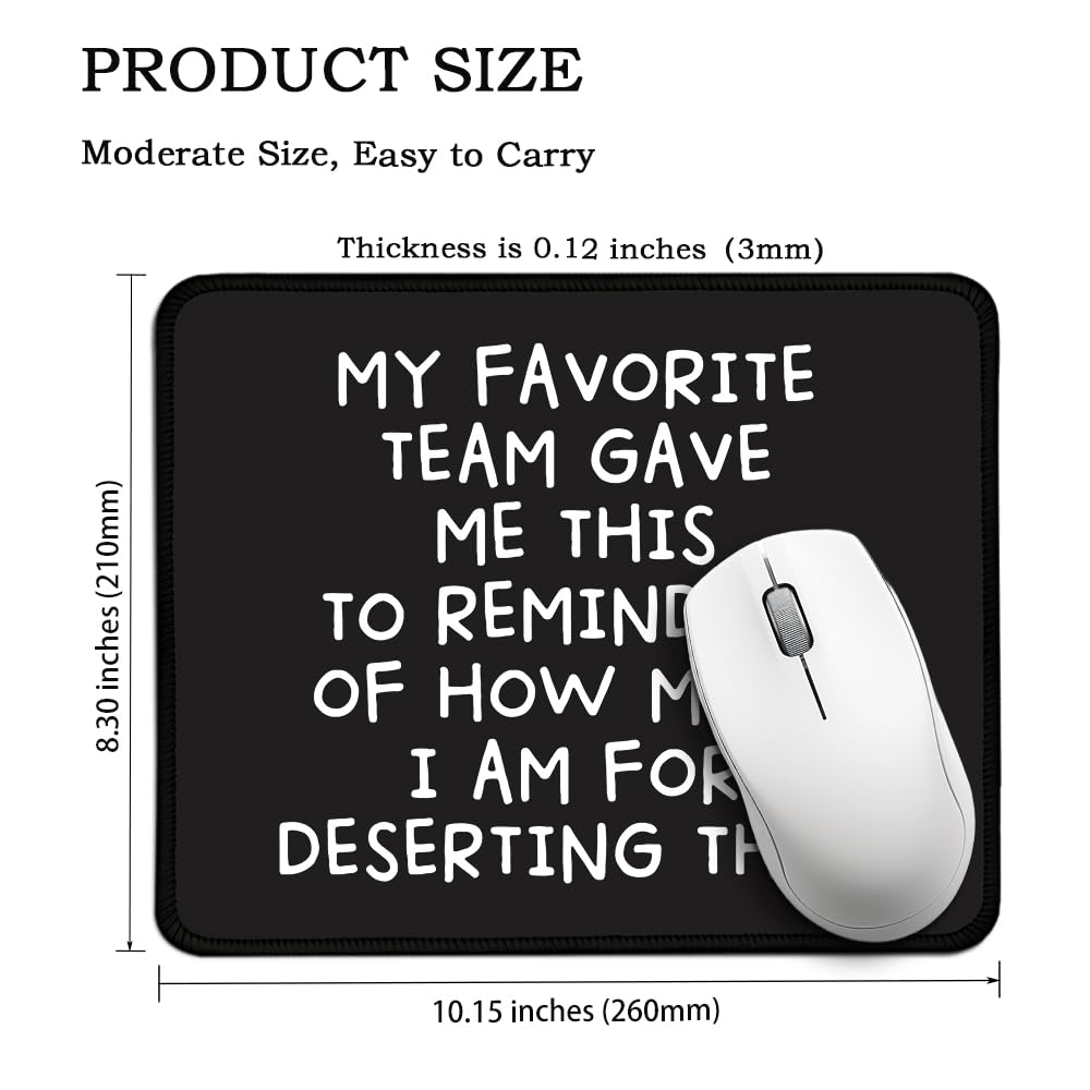 A Truly Amazing Colleague Is Hard To Find Rectangular Mouse Pad Funny - View #7