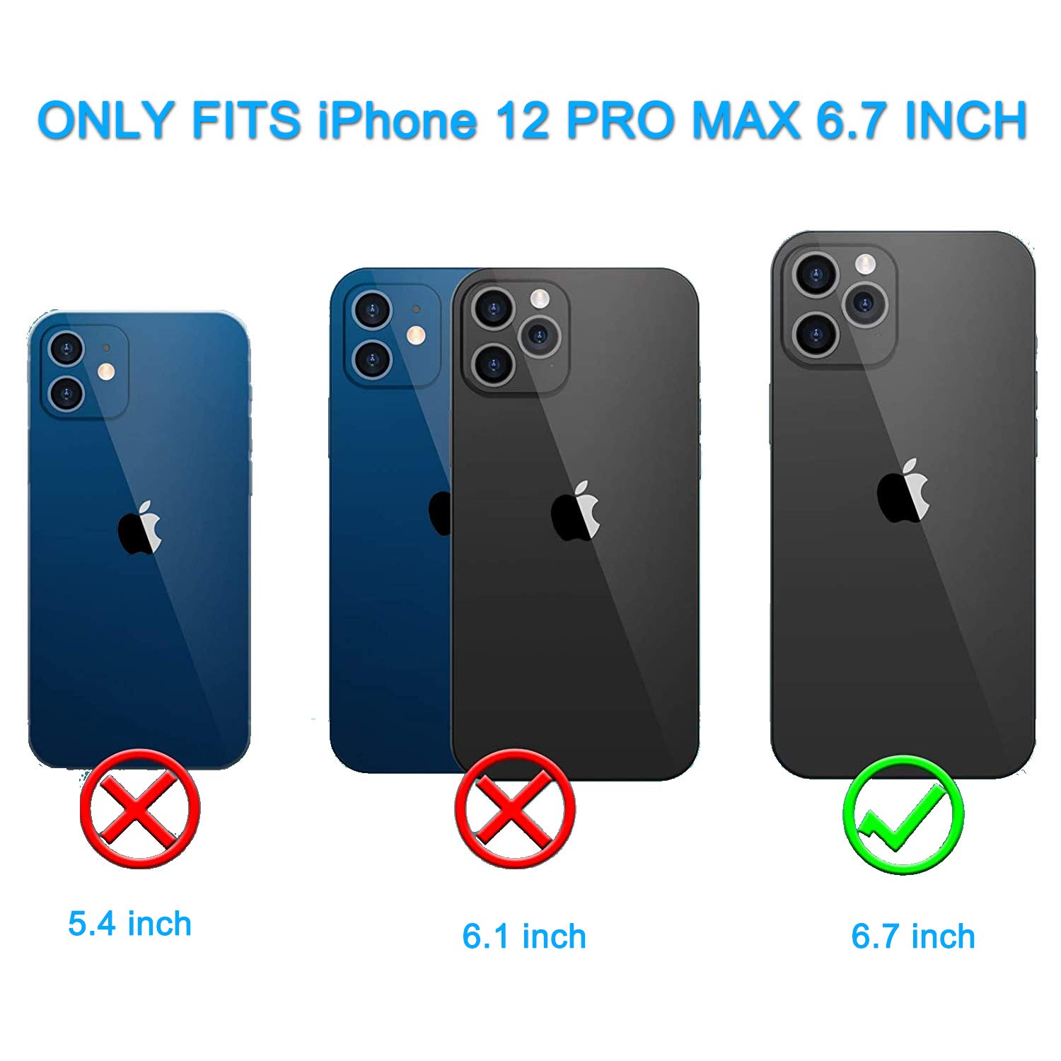 Custodia in silicone TPU compatibile con iPhone 12 Pro (6,1