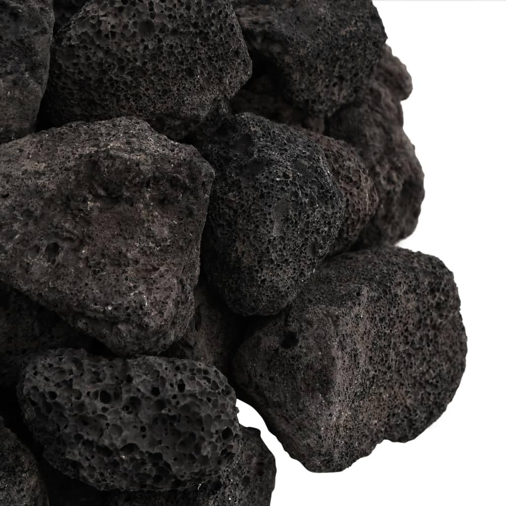 Genérico Rocas volcánicas Negras 25 kg 3-5 cm,Producto para Mascotas y Animales,Productos para Mascotas,Productos para Peces,Decoración de acuarios,Negro,25.85 kg,3217183