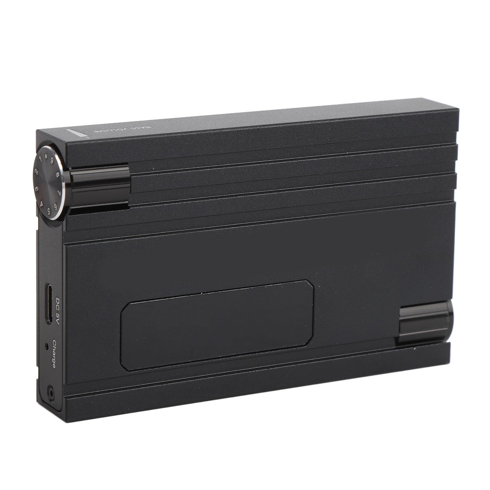 Fabater Amplificatore per Cuffie HIFI Ad Alta capacità Bassi Regolabili per L'ascolto in Movimento Jack da 3,5 Mm Costruzione in Lega di Alluminio
