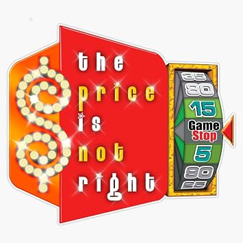 the price is not right aTM game stop Sticker Vinyl Decal Waterproof Bumper Sticker Laptop Window 5"