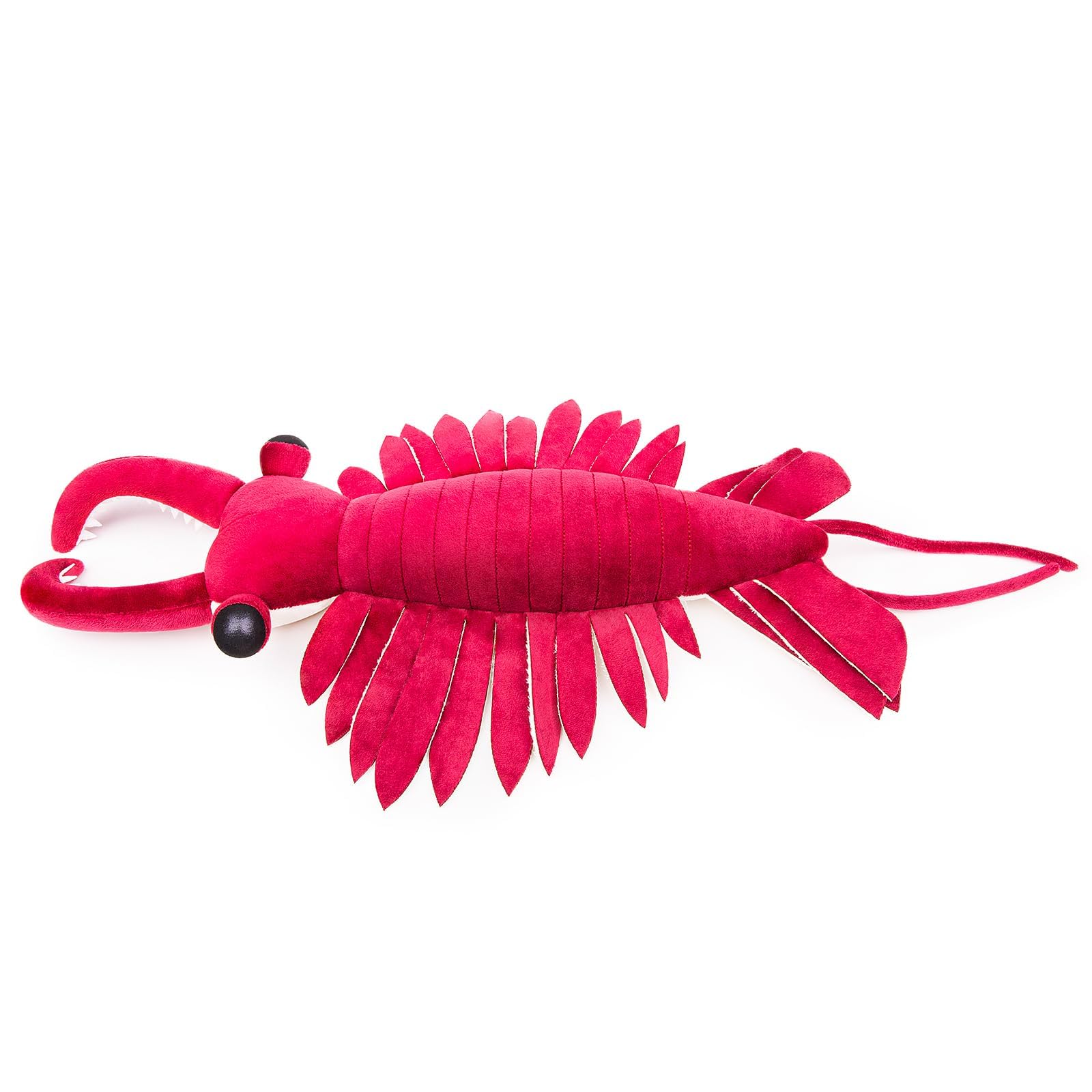 capybaraflying Simulation Cambrian Anomalocaris Plush Toy, Cambrian Ancient Creatures Lifelike Shrimp Plush Toy - Image 3