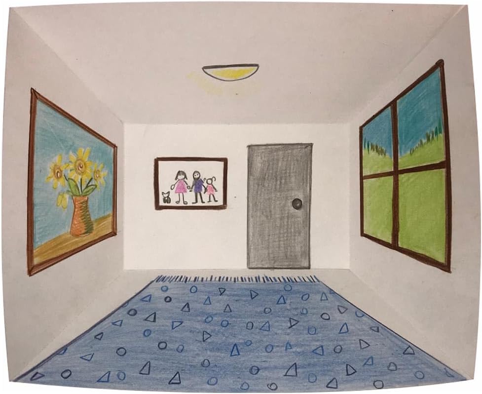 Roylco Perfect Perspective Rooms – 24 Sheets, 3D Drawing & Design Activity for Teaching Perspective, STEAM & Classroom Art Projects