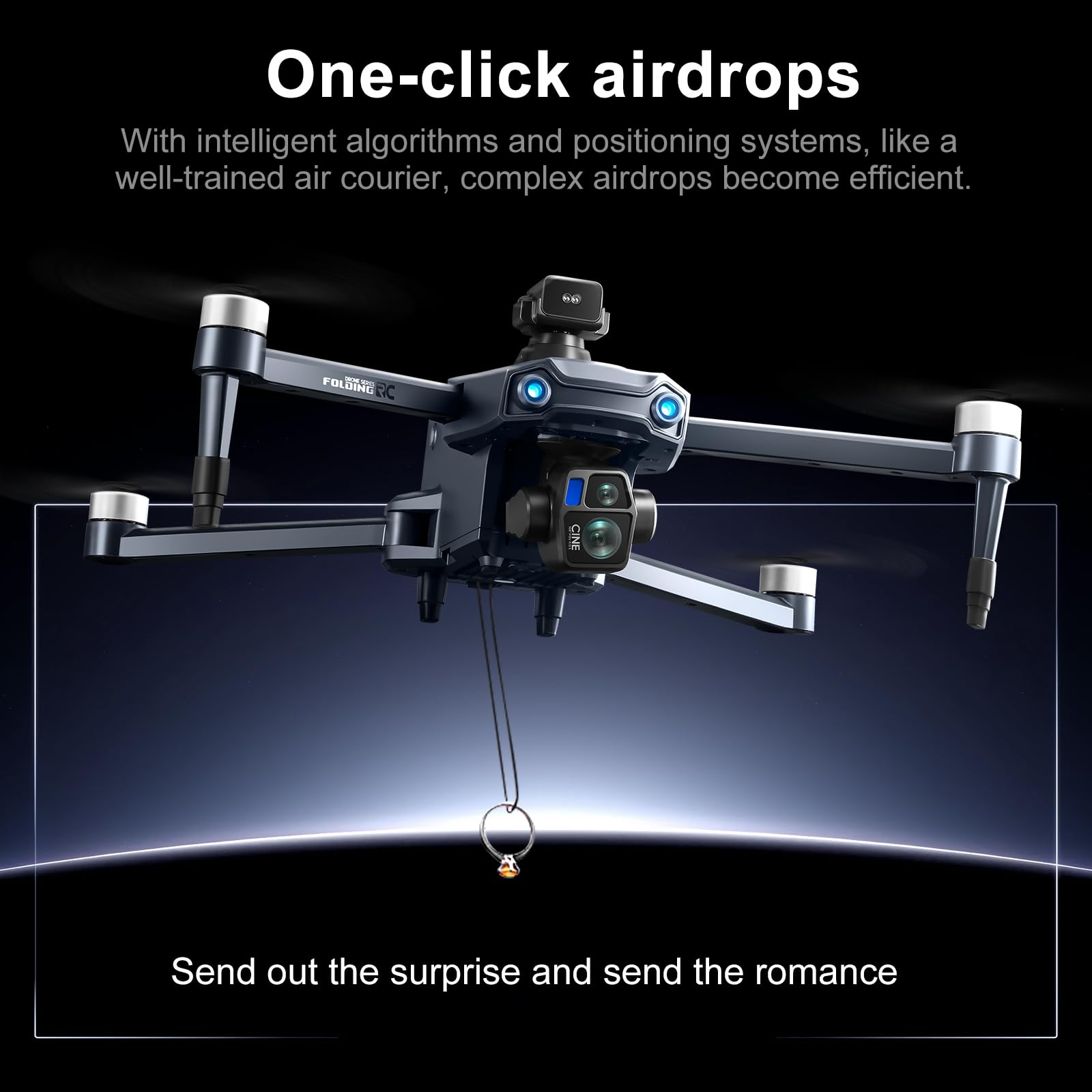 Amazon.com: GPS Drone with One Key Airdrop (1 pound), 5G